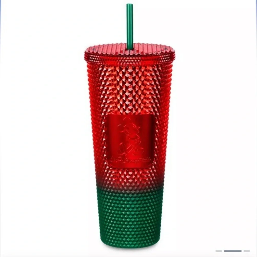 NIB Starbucks Mickey Mouse Christmas Walt Disney World tumbler‎ cold cup 24 oz